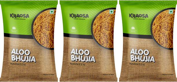 KHAOSA Aloo Bhujia 600Gm (200Gm x 3) Bhujia Sev