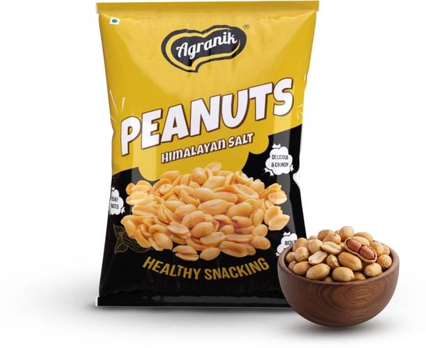 Agranik Himalayan Salt Peanuts Roasted Snack High Protein & Goodness of Olive Oil