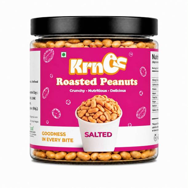 KRNCH Salted Roasted Peanuts | Protein-Rich Everyday Snack - Roasted Peanuts