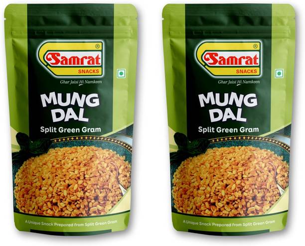 SAMRAT Mung Dal - Crispy Moong Dal Namkeen | Crunchy Split Green Gram Snack |
