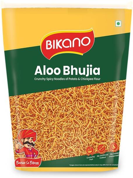 Bikano ALOO BHUJIA CRUNCHY TEXTURE NOODLE OF POTATO & CHICKPEA FLOUR
