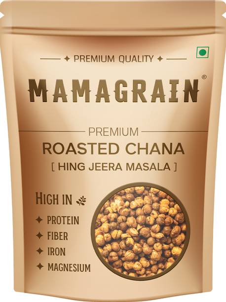 MAMAGRAIN Premium Roasted Chana Masala 100 g - Hing Jeera Masala | Roasted Gram | Bhuna Chana
