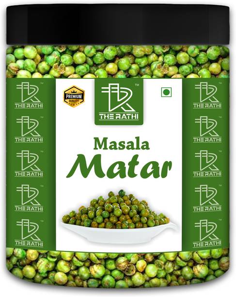 THE RATHI Masala Matar Fried Green Spicy Masala Peas Jar/Vatana/Matar Namkeen