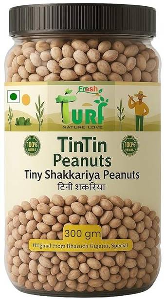 Turf Fresh Healthy Peanuts | Farm Fresh Roasted | Protein Rich, Natural & Tasty Snack
