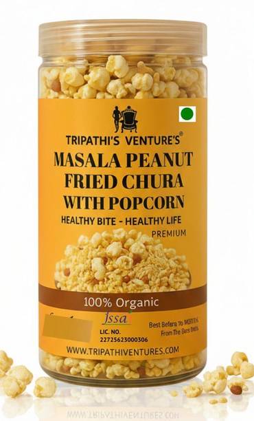 KTS VENTURES TRIPATHI VENTURES-MASALA PEANUT FRIED CHURA WITH POPCORN