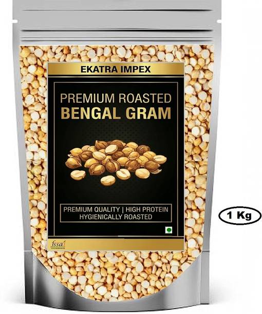 EKATRA IMPEX Roasted Chana Dal | Bhuna Chana | Gluten Free | Rich in Protein Namkeen