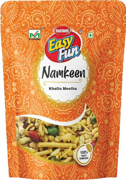 easy fun Khatta Meetha Namkeen, Crunchy & Tasty Mixture Khatta Meetha