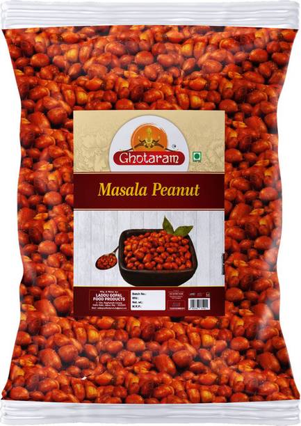 GHOTARAM Fried Masala Groundnut Namken Masala Peanut FarmFresh Masala EarthNut-250g*1Pack