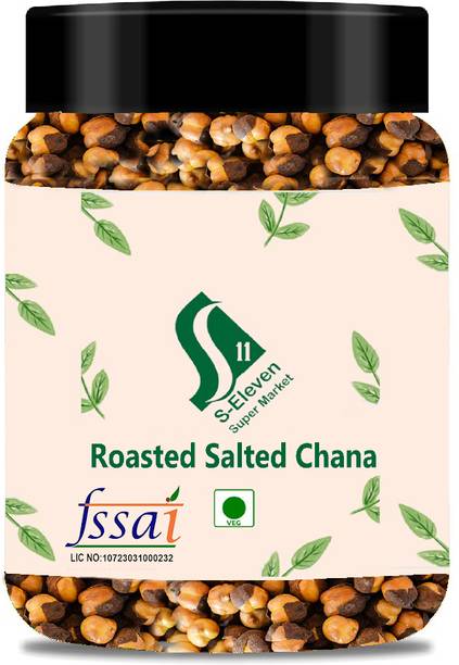 S Eleven Super Market Whole Salted Roasted Bhuna Chana Jar/Chana/Chickpeas/Bhuna Chana