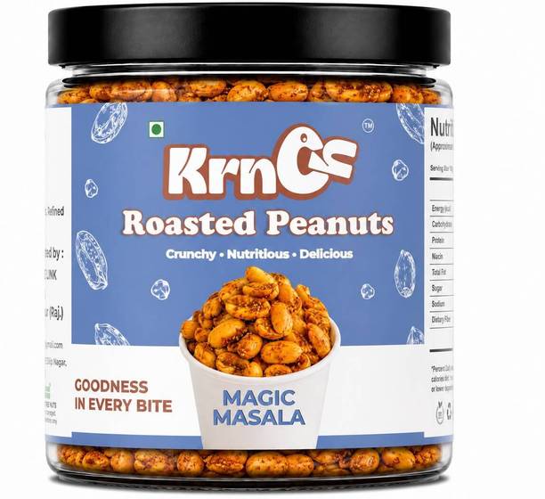 KRNCH Roasted Peanuts Magic Masala | Crunchy High-Protein Healthy Snack - Roasted Peanuts