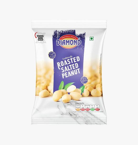 DIAMOND SING Salted Peanuts Vacuum Packed | Crunchy Singdana | Healthy Snack & Namkeen