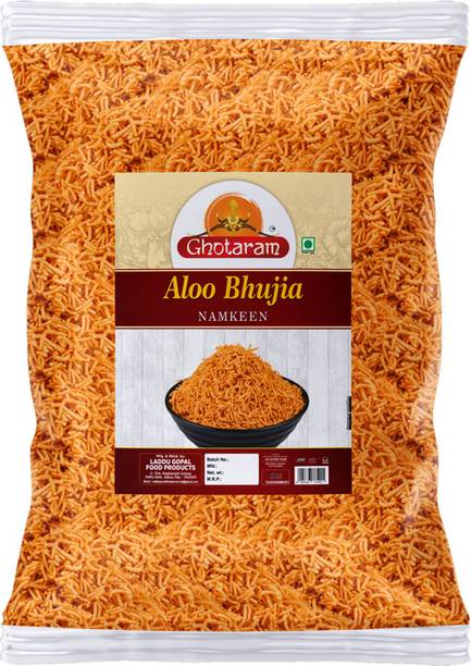 GHOTARAM Kufri Sindhuri Aloo Bhujia Namkeen / Alu Bhujiya Sev Namkeen Snack-250g*1Pack