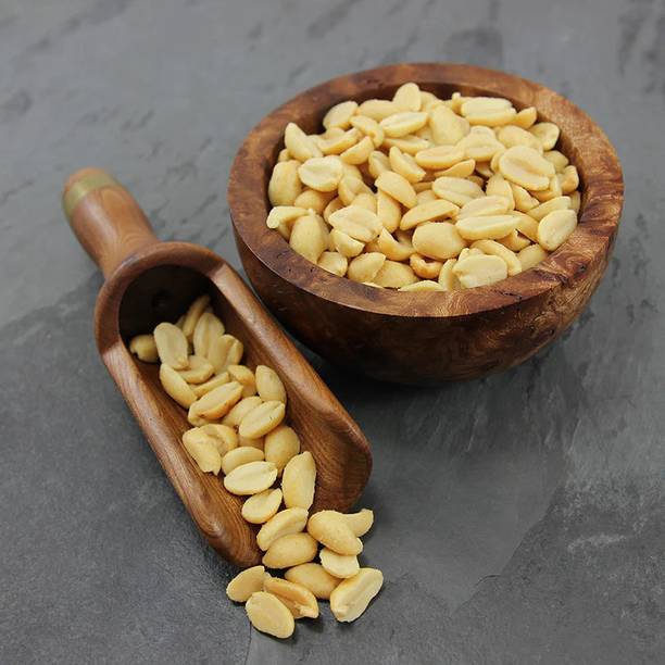 FreshTrain Roasted Salted Peanuts | Moongfali (Without Skin) Gujrat Namkeen Mungfali Dana