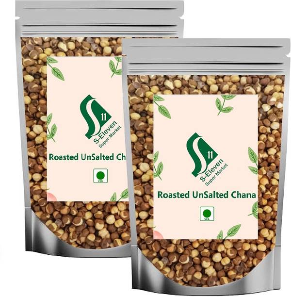 S Eleven Super Market Whole Un Salted Roasted Bhuna Chana/Chana/Chickpeas/Bhuna Chana(Non Salted) Chana