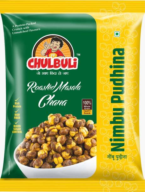 ppchulbuli Roasted Masala Chana with Nimbu Pudhina Flavor | Nimbu Pudina Roasted Chana
