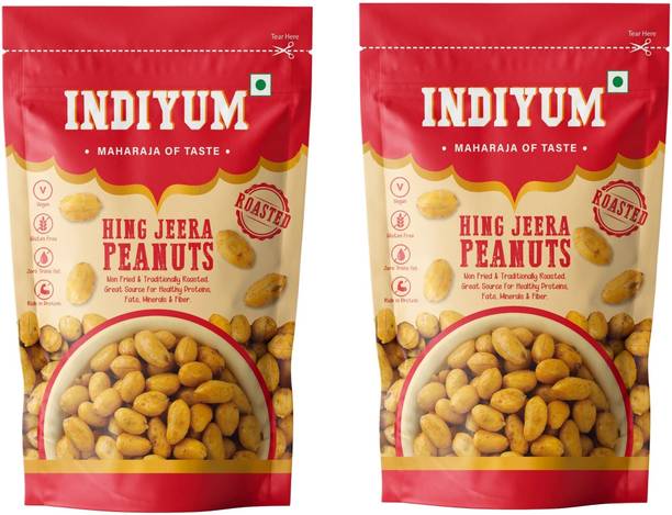 Indiyum Hing-Jeera Peanuts for Digestion| Fresh & Organic Moongfali