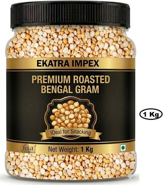 EKATRA IMPEX Roasted Bengal Gram Dal/Bhuna Chana/Putnalu Pappu Namkeen