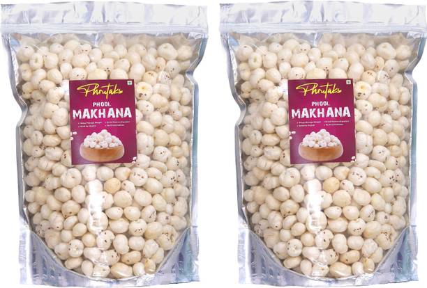 Phrutaks Premium Phool Makhana (200GM) Regular Lotus Seed Pop/Gorgon Nut Puffed Kernels