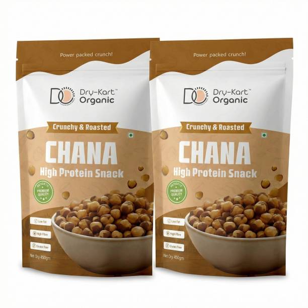 DRY-KART ORGANIC Roasted Chana (Bengal Gram) | Never Fried | Chana