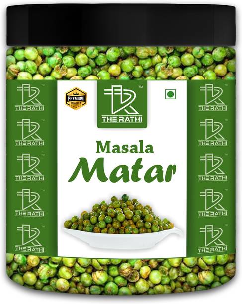 THE RATHI Masala Matar Fried Green Spicy Masala Peas Jar/Vatana/Matar Namkeen