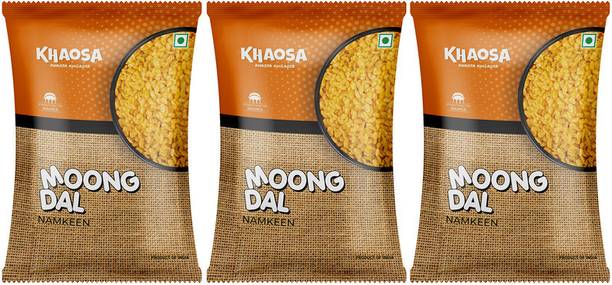 KHAOSA Moong Dal 540Gm (180Gm x 3) Bhujia Sev