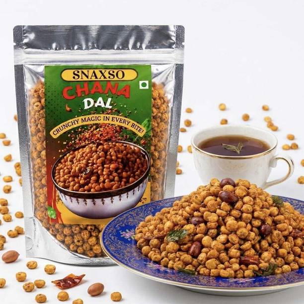 Playread Chana Dal 500g / Fried Spicy Split Bengal Gram |Ready to Eat Evening Party Snack