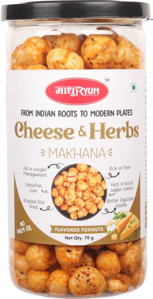 MADHURYUM Roasted Makhana Complete Superfood Crunchy Fox Nuts With High Protein