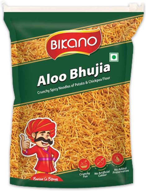 Bikano ALOO BHUJIA CRUNCHY TEXTURE NOODLE BAAR BAAR KHATE JAO