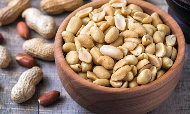 FreshTrain Roasted Salted Peanuts (Without Skin) Moongfali | Gujrat Namkeen Mungfali Dana
