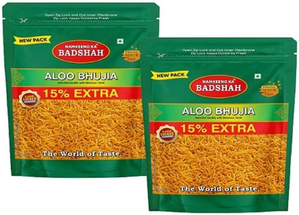NAMKEENO KA BADSHAH ANMOL RATAN All In One Crunch Namkeen 400g Perfect Blend MixCrispy Tea-Time Snack Aloo Bhujia