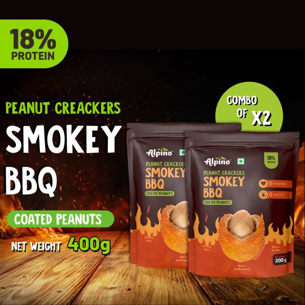 ALPINO Peanut Crackers Smokey BBQ 400g