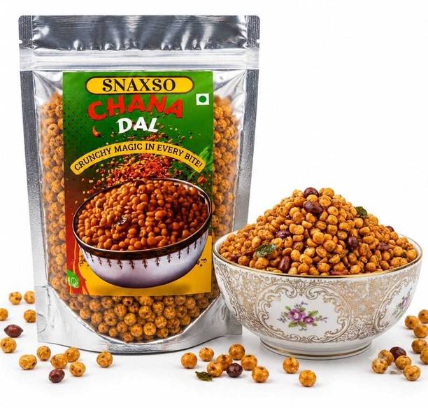 Playread Chana Dal Family Pack 300g | Fried Spicy Split Bengal Gram | Crunchy Tea-Time Chana