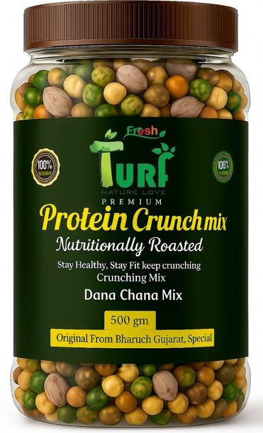 Turf Fresh Roasted Salted Peanuts,Chickpeas,Matar Peas Bhuna Dana Chana