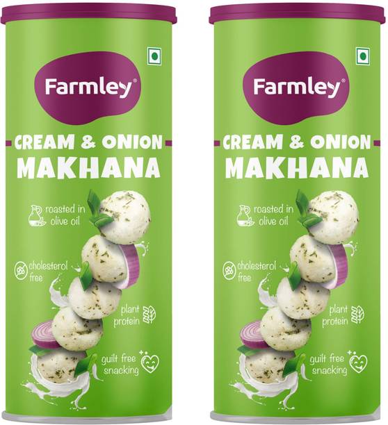 Farmley Cream & Onion Makhana Roasted In Olive Oil