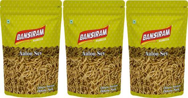 Bansiram Namkeen | Aaloo Sev | Authentic Indian Aloo Bhujia | Crispy & Spicy Potato Snack