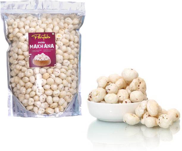 Phrutaks Premium Phool Makhana (500g) Regular Lotus Seed Pop/Gorgon Nut Puffed
