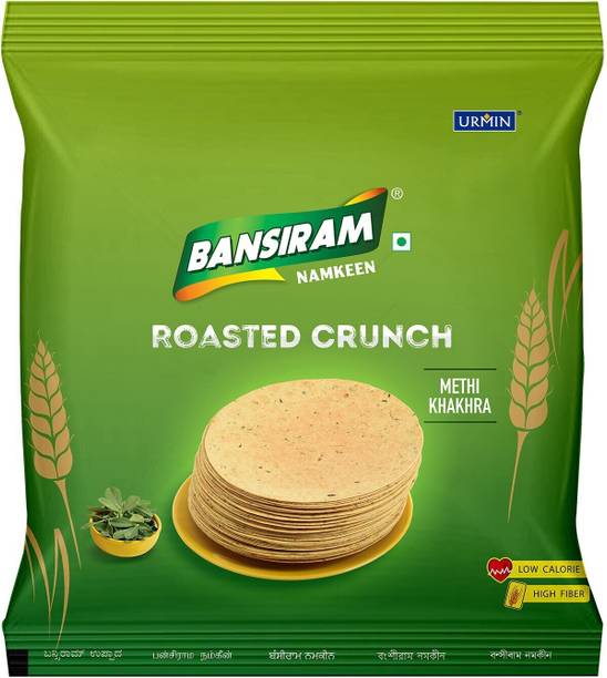 Bansiram Namkeen Roasted Crunch Methi Khakhra