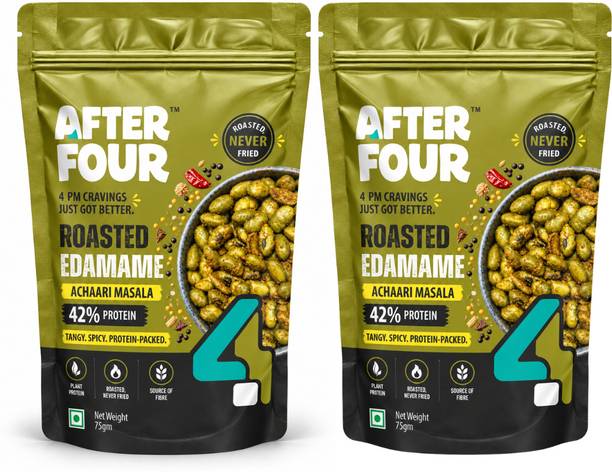 After Four Roasted Edamame Achaari Masala 42% Protein Beans (Salted/Roasted)