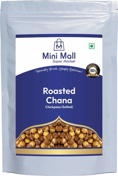 MINIMALL SUPER MARKET Whole Roasted Salted Chana with Skin/Bhuna Chana/Chana Namkeen PQ