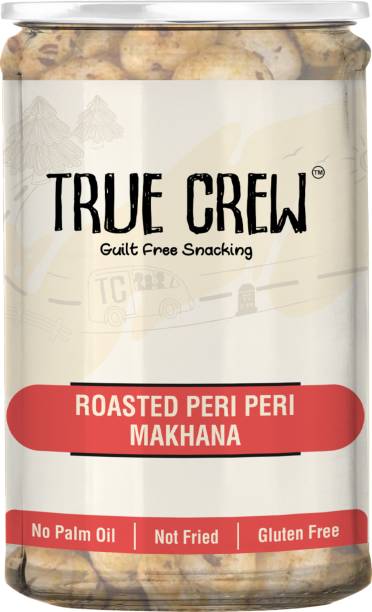 TRUE CREW Roasted Peri Peri Makhana, Guilt-Free Snacking