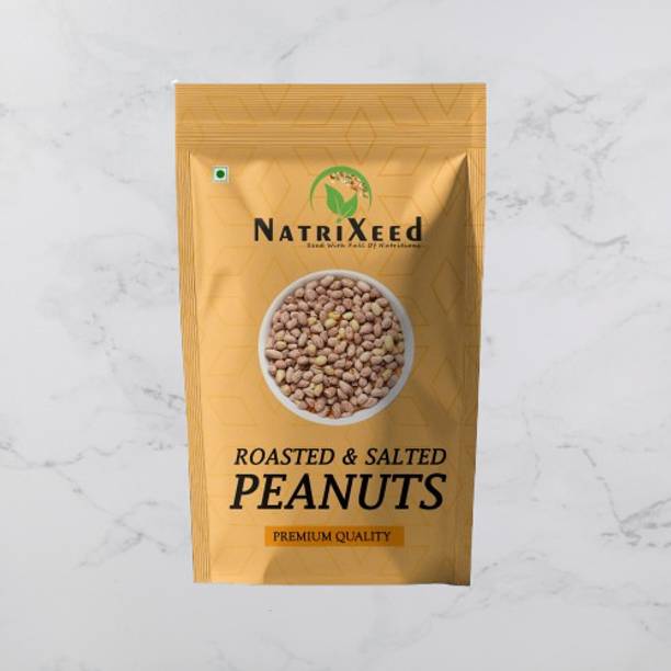 Natrixeed Roasted and Salted Peanuts | Snack and Namkeen | Wholesome Snack | Rich Flavor