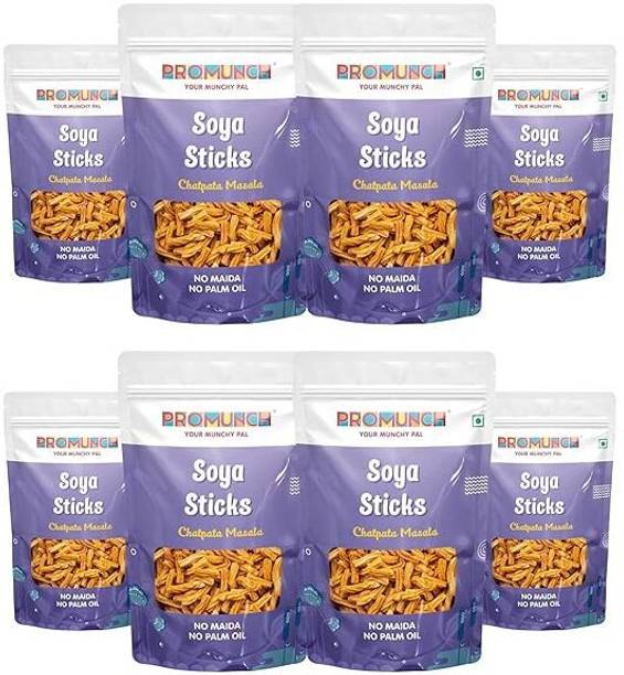 PROMUNCH Soya Sticks Chatpata masala Crispy snacks No Palm Oil And Maida