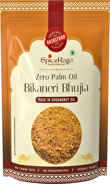 SpiceRaga Bikaneri Bhujia 1Kg | No Palm Oil | Pure Groundnut Oil | No Trans Fat
