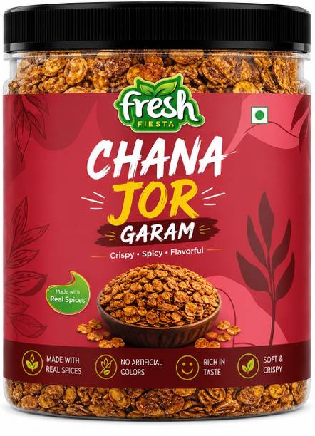 Fresh Fiesta Chana Jor Garam | Crunchy & Spicy Roasted Gram Snack | Authentic Indian Namkeen Chana Chor