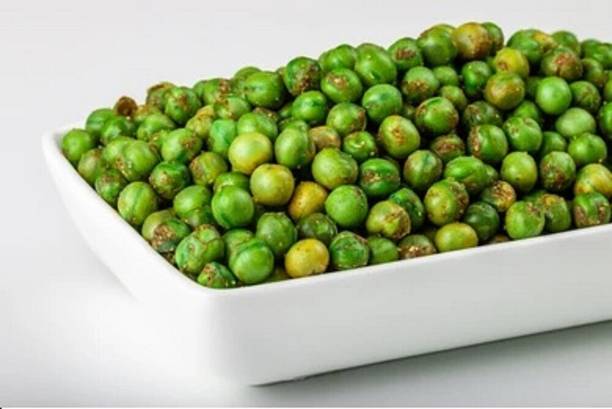 FreshTrain Masala Matar Namkeen | Spicy Roasted Green Masala Peas Snacks | Crunchy Vatana