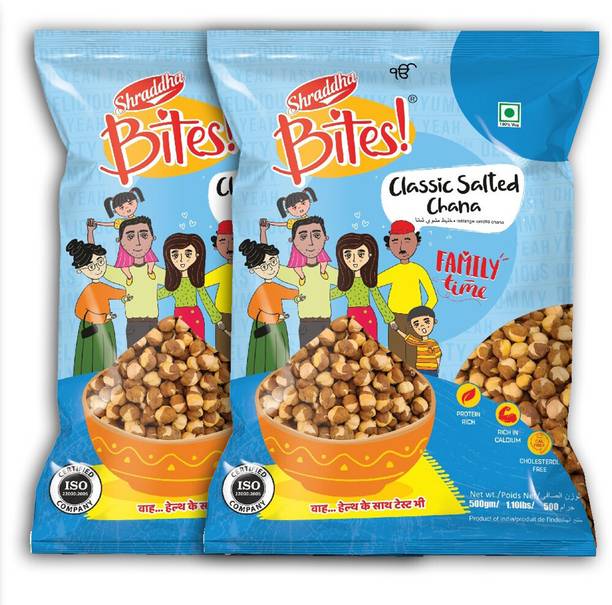 Shraddha Bites Annagiri Classic Chana Whole With Skin Un Salted Roasted Bhuna Chana