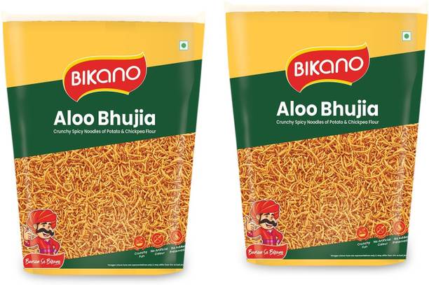 Bikano ALOO BHUJIA CRUNCHY TEXTURE NOODLE OF POTATO & CHICKPEA FLOUR