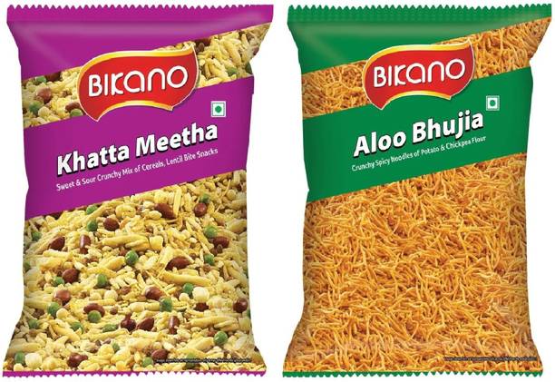 Bikano Aloo Bhujia & Khatta Meetha Combo