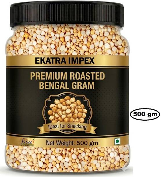 EKATRA IMPEX Roasted Bengal Gram Dal/Bhuna Chana/Putnalu Pappu