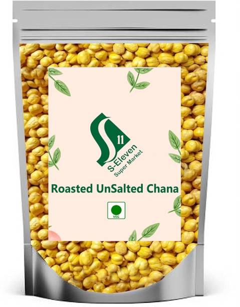 S Eleven Super Market Whole Un Salted Withoust Husk Roasted Bhuna Chana/Chana/Chickpeas/Bhuna Chana